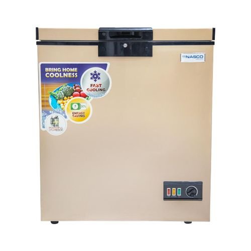 Nasco NAS-200FL-G Chest Freezer - 150 Litre - Rose Gold 1 Nasco NAS-200FL-G Chest Freezer - 150 Litre - Rose Gold